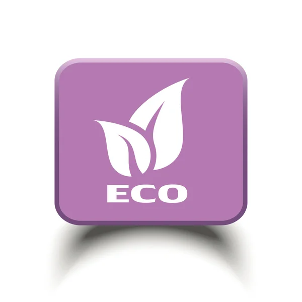 Eco icon — Stock Vector