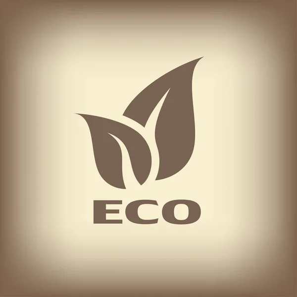 Icono ecológico — Vector de stock