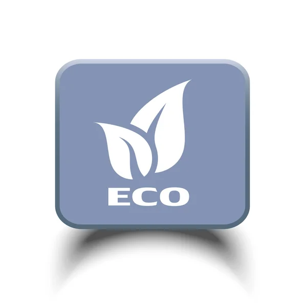 Icono ecológico — Vector de stock