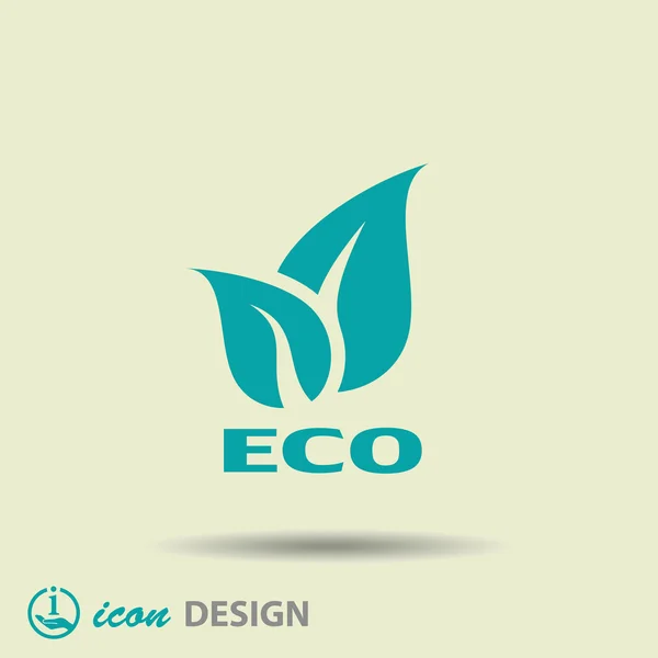 Eco ikona — Stockový vektor