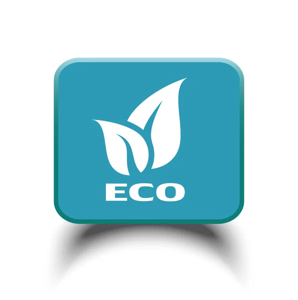 Значок eco — стоковый вектор