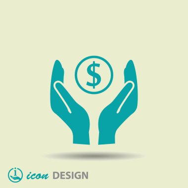 Ellerin simgesinde para