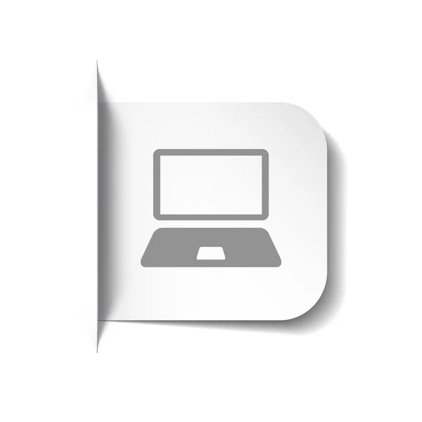Icona del computer — Vettoriale Stock