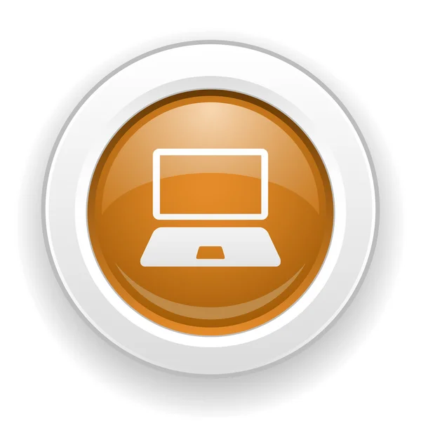 Laptop ikon — Stock Vector