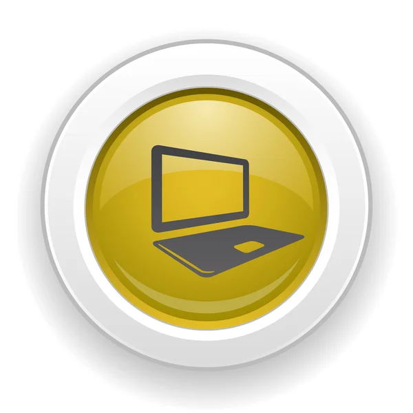 Laptop-Symbol — Stockvektor