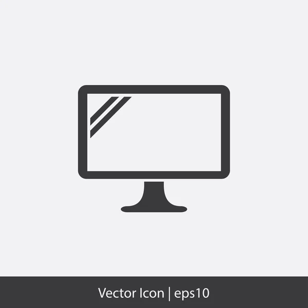 Icono de ordenador — Vector de stock