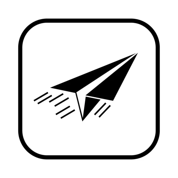 Paper plane icon — Stock Vector