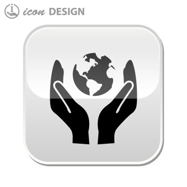 Ellerin simgesinde Küre