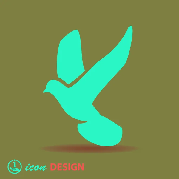 Vogel pictogram — Stockvector