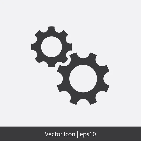 Gear wheels icon — Stock Vector