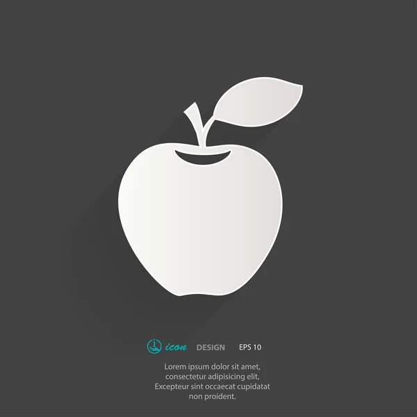 Apple-pictogram — Stockvector