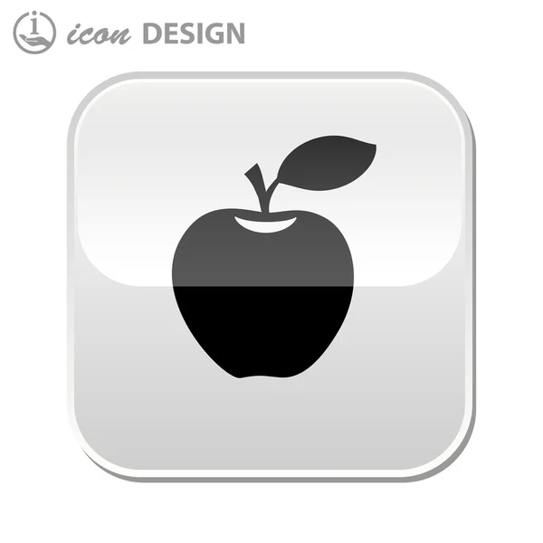 Apple icon — Stock Vector