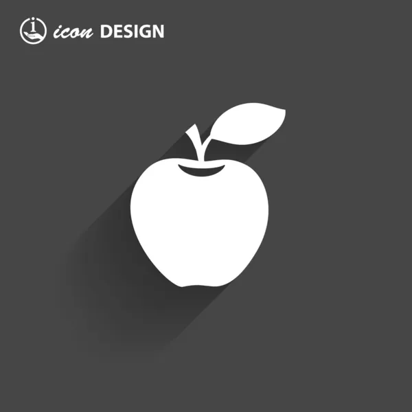 Apple-ikonen — Stock vektor