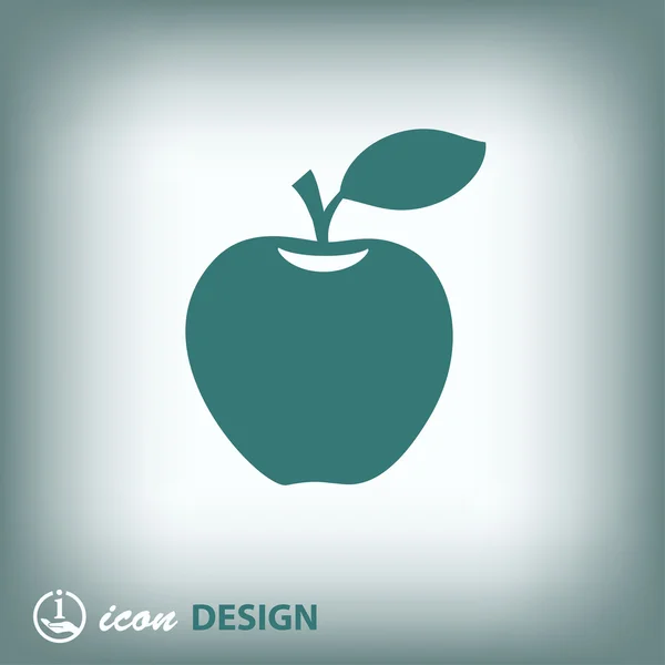 Apple icon — Stock Vector