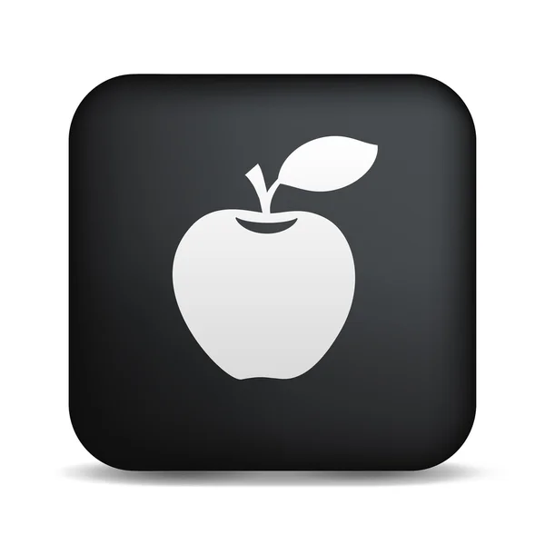 Icono de manzana — Vector de stock