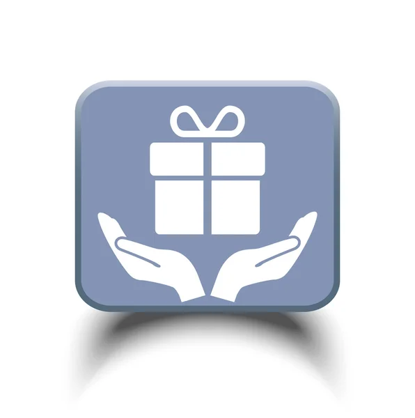 Gift icon — Stock Vector