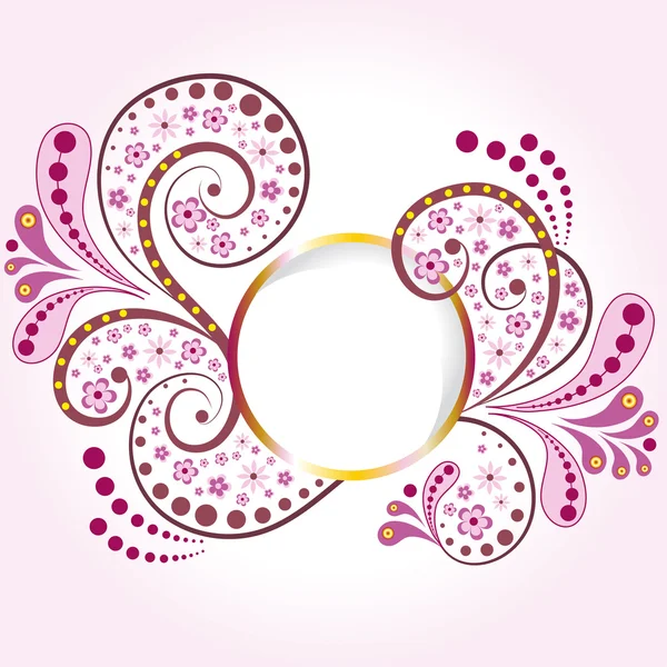 Bahar yuvarlak çerçeve