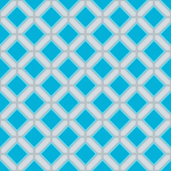 Carreau Caramique Bleu Gris Motif Sans Couture Abstrait Fond Vectoriel — Image vectorielle