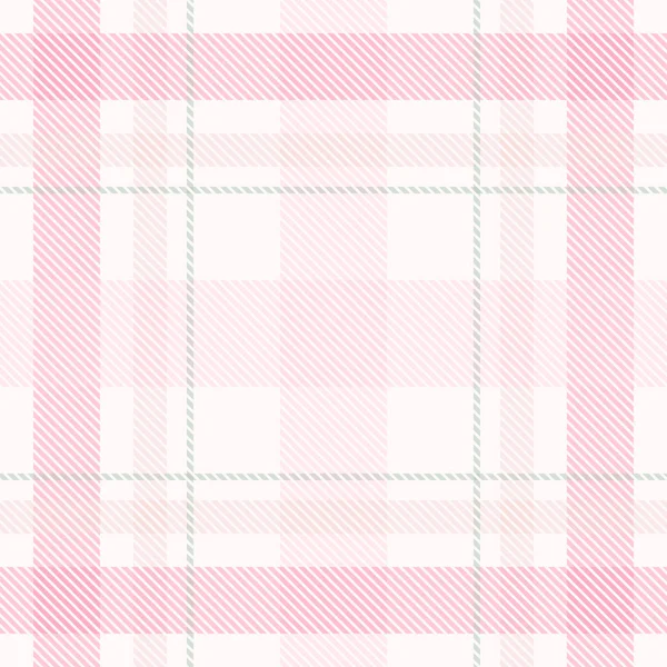Καρό Υφάσματος Υφή Ροζ Χρώμα Απρόσκοπτη Tartan Μοτίβο Διάνυσμα Εικονογράφηση — Διανυσματικό Αρχείο