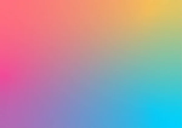 Abstract Rainbow Gradient Smooth Vector Background Blur Wallpaper Template — Vettoriale Stock