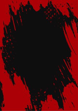 Kırmızı sıçrama şablonu ile grunge doku arkaplanı