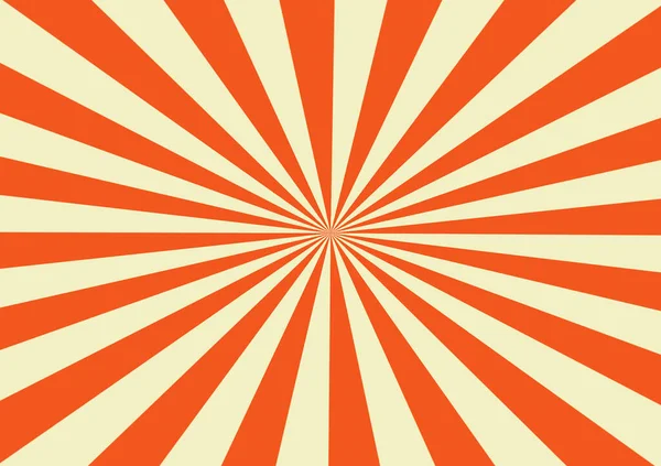 Sunburst pattern background, orange color, burst illustration template for product backdrop, banner, poster.