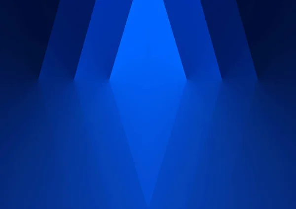 Technologie Abstraite Fond Thème Dégradé Couleur Bleue Forme Triangle Modèle — Photo
