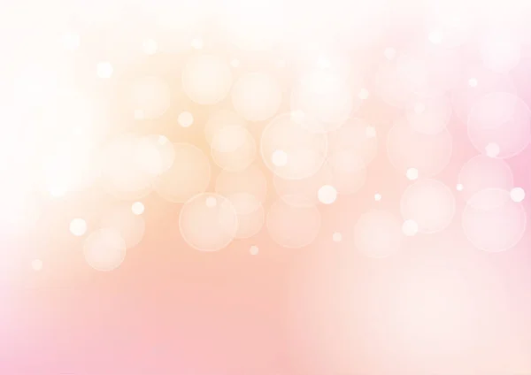 Fond Dégradé Abstrait Lumière Bokeh Sur Dégradé Pastel Rose Jaune — Image vectorielle