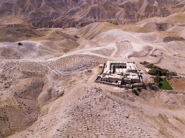 Набі Муса, місце поховання пророка Мойсея в Юдейській пустелі., — стокове фото