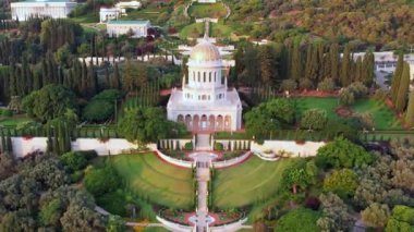 Bahai Garden and Bahai golden dome Temple.
