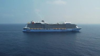 September 3, 2022: Royal Caribbean Odyssey of the Seas cruising at open sea.