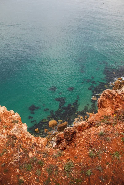 Фантастичний Вигляд Атлантичного Океану Назаре Португалія — стокове фото