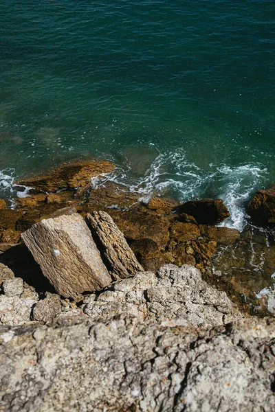 Краса Велич Природи Атлантичний Океан Каскаїс Португалія — стокове фото