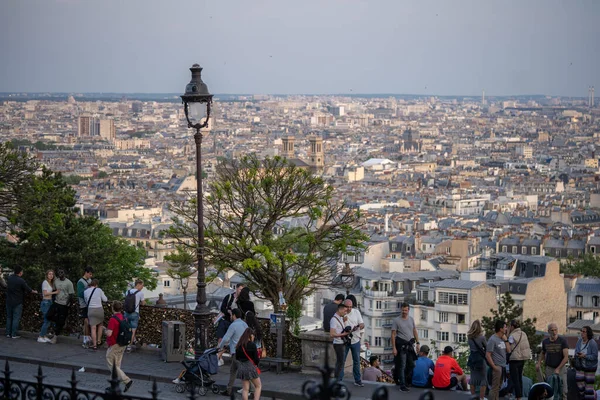 Landscape Paris Montmartre Hills Daylight Shot — Foto Stock