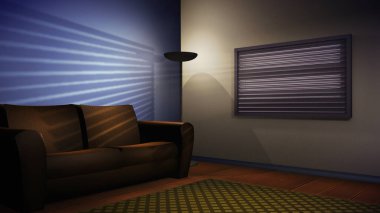 Ev videosu konferansı, sanal stüdyo geçmişi. İnternet aramaları, web siteleri ya da online toplantılar için ideal. VR görüntüleme arkaplanı, internet aramalarınıza profesyonel bir görünüm kazandırır