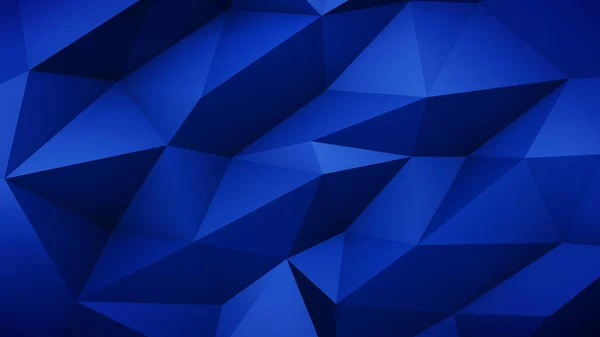 Abstract Estilo Poligonal Fundo Geométrico Modelo Ilustração Futurista Estética Azul — Fotografia de Stock
