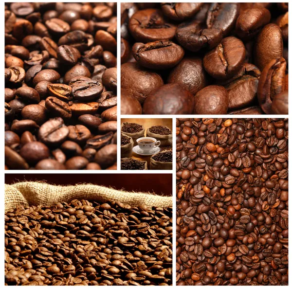 Coffee Collage Stock Photo