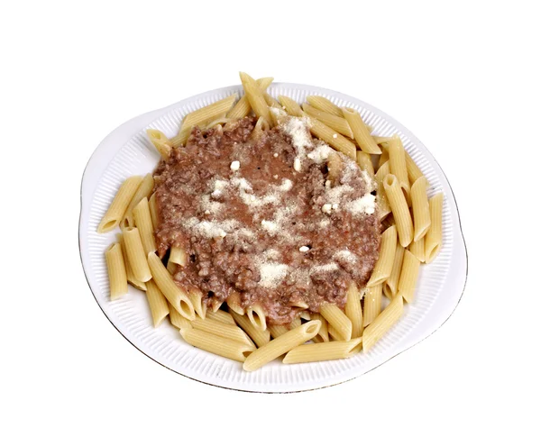 Pasta with bolognese sauce — Stock Photo, Image