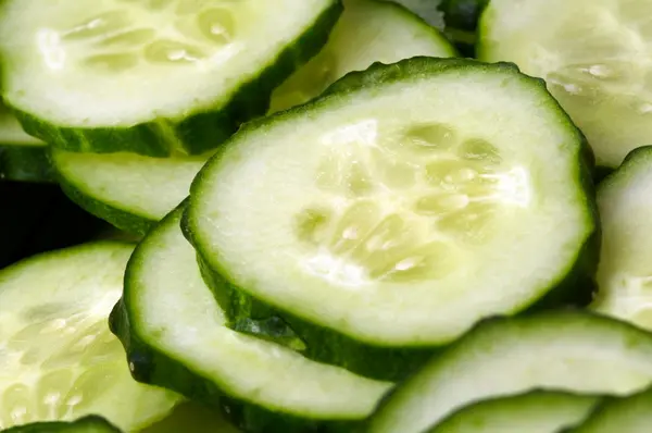 Cucumber slices — Stock Photo, Image