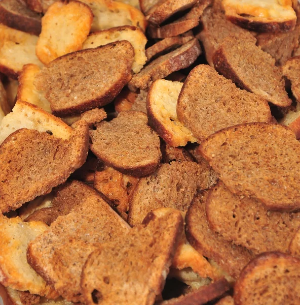 Crunchy slice of bread — Stock Photo, Image
