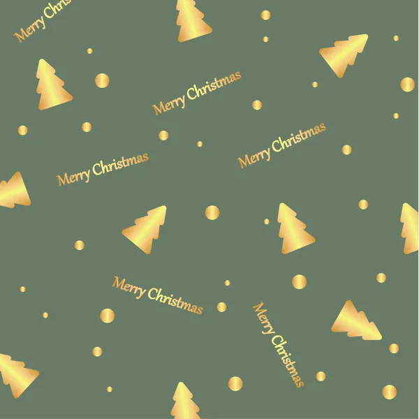 Yeşil arka planda Noel ağacı