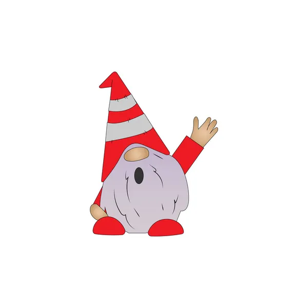 Elini kaldırmış bir cüce.