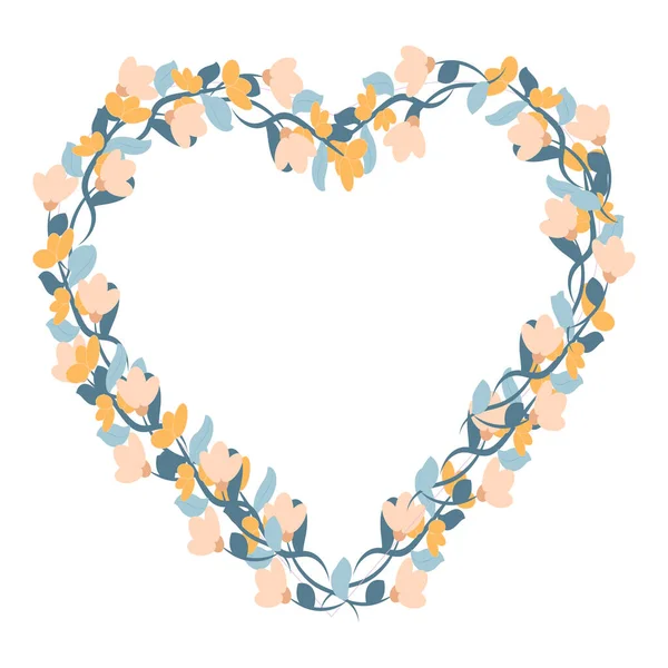 Bahar çiçeği düzenleme kalbi