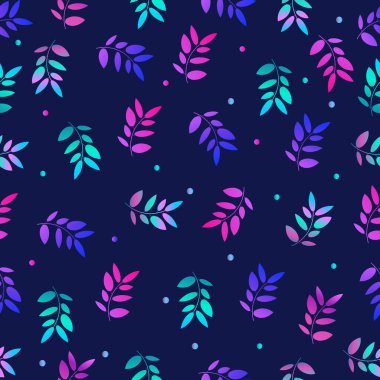 Koyu mavi arkaplanda renk değişimi