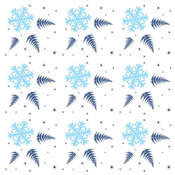 Background Snowflakes Original Illustration Christmas Background Winter Background Bitmap Image — Stock Photo, Image