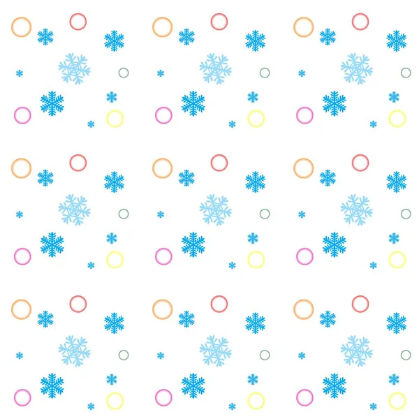 Background Snowflakes Original Illustration Christmas Background Winter Background Bitmap Image — Stock Photo, Image