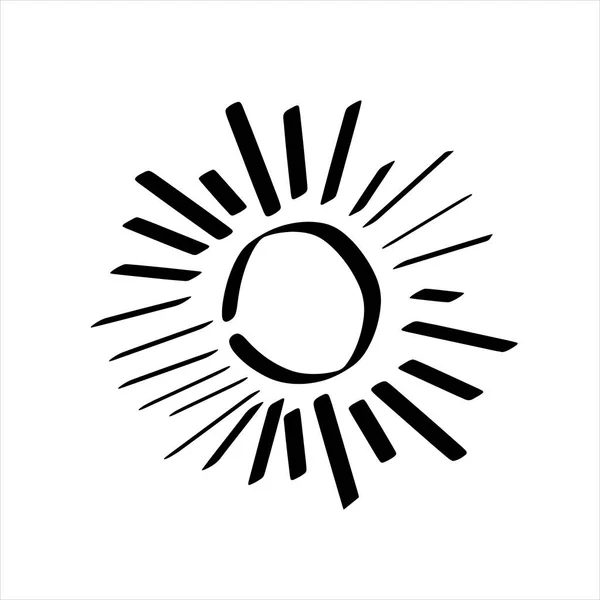 Εικονίδιο Του Ηλιοφάνειας Απεικόνιση Του Στοιχείου Λογότυπου Σχέδιο Του Συμβόλου — Διανυσματικό Αρχείο