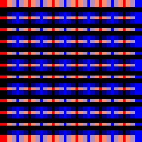 Patrón Cuadros Tejido Armónico Rayas Multicolores Ideal Para Decoración Telas — Foto de Stock