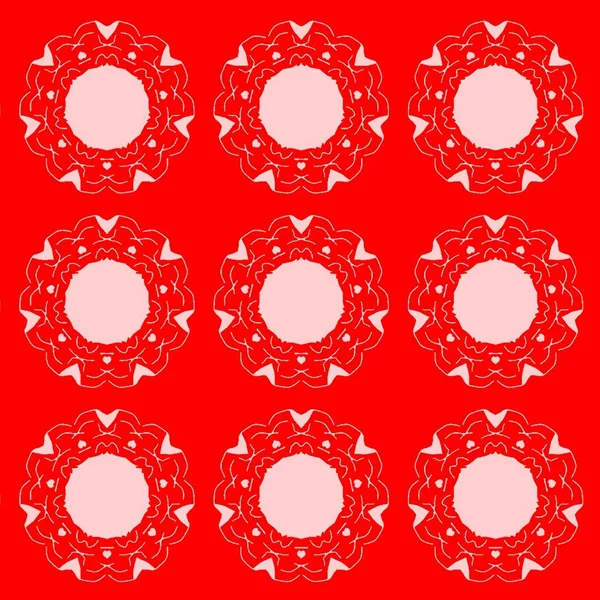 Originální Mandala Opakující Květinové Vzory — Stock fotografie