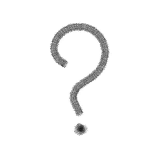 Drawn Question Mark Question Symbol Hand Drawn Interrogation Icons Sketch — Stock Photo, Image